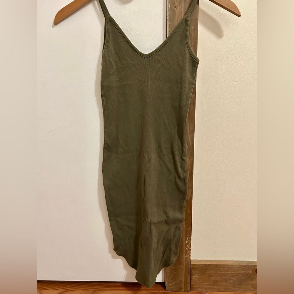 Derek Heart Olive Green Knit Dress